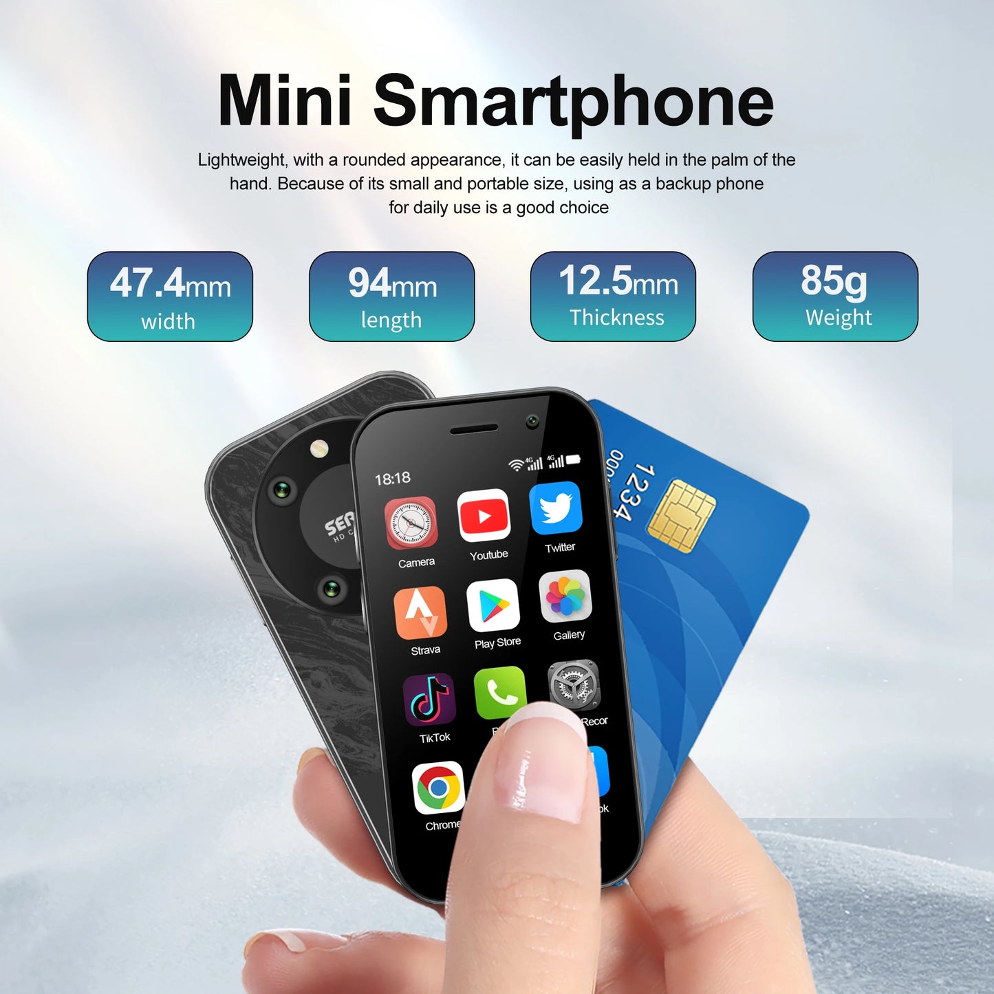 Smart Tech Servo MINI Smartphone 4G/LTE 64go