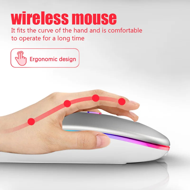 Gaming Led Ergonomic Wireless Mouse