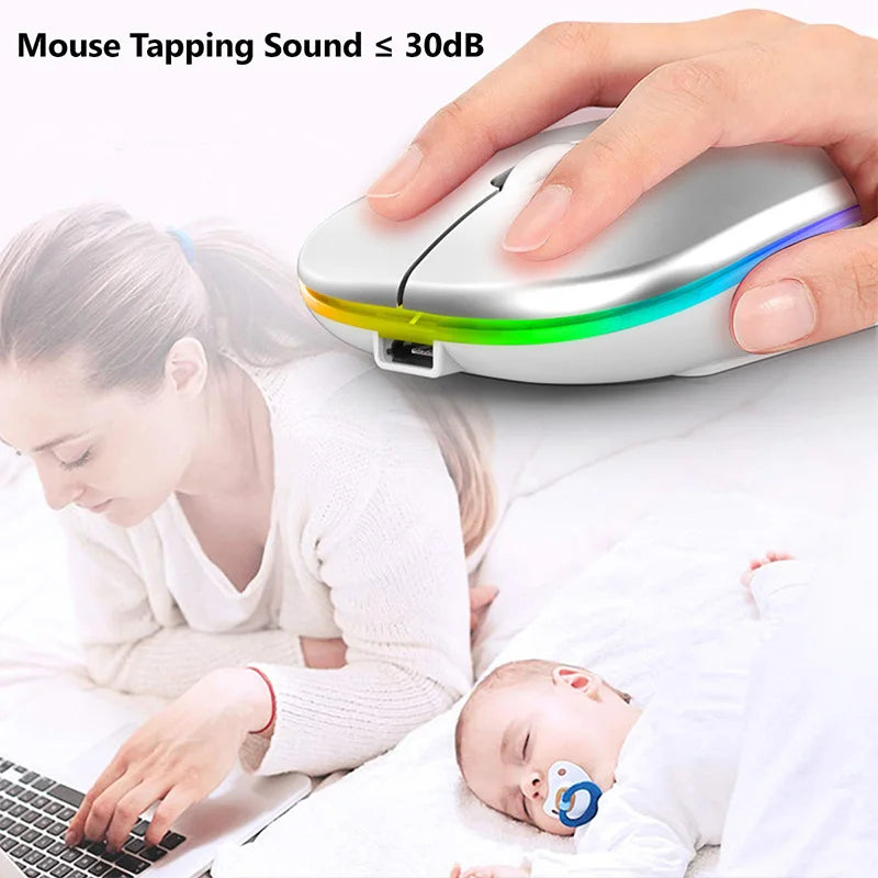 Gaming Led Ergonomic Wireless Mouse